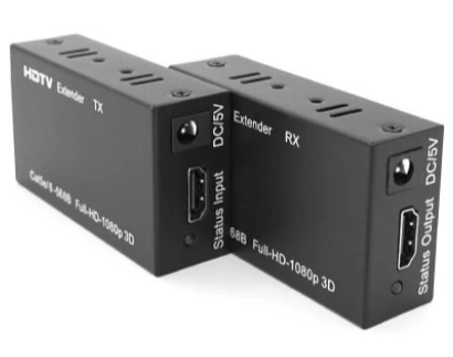 Переходник HDMI Voltronic cat5e/cat6e 1080P/3D Bkack (YT-SCPE HDM-60m1080Р) фото 2