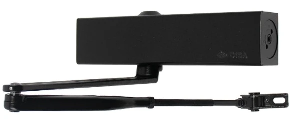 Доводчик дверний Cisa C1610.05.0.90 Professional Plus2 BC STD до 120 кг FIRE чорний (37920)