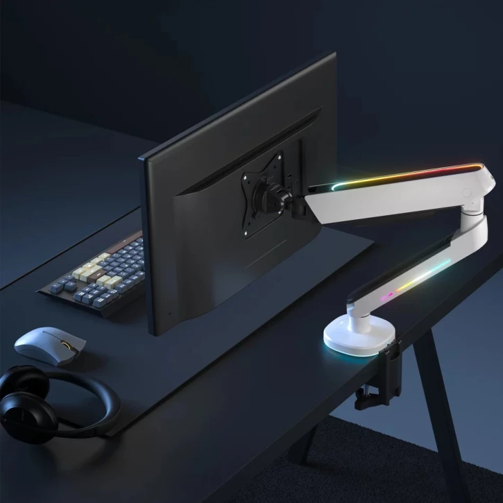 Настольный крепеж для монитора Officepro MA901W Plus White фото 10