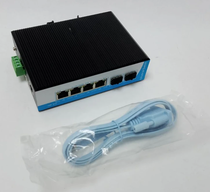 POE коммутатор Copy HongRui HRM400-42GBTS 6-ти портовый фото 2