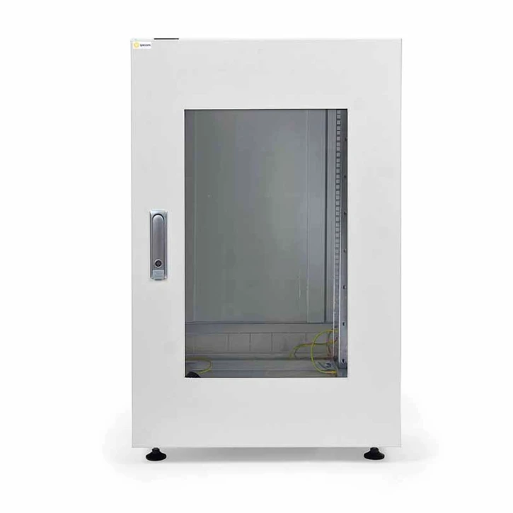 Шафа настінна IPCOM С-24U-06-08-ДС-ПГ-1-7035 сіра