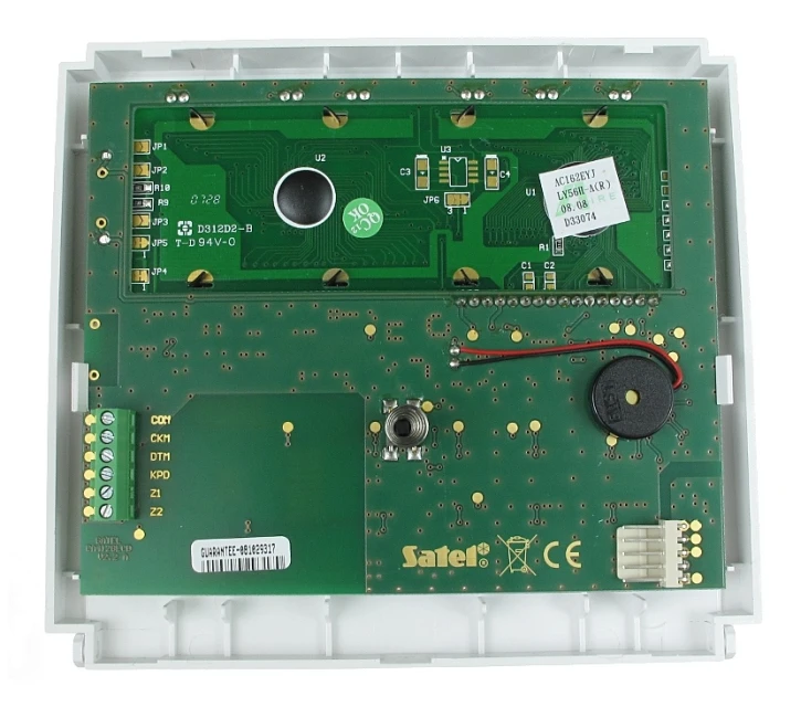 Клавиатура Satel INT-KLCD-GR White фото 3