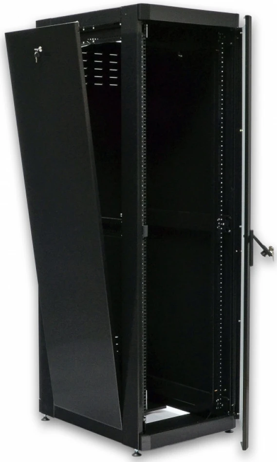 Шафа підлогова CMS 19" 42U, 610х865 мм (Ш*Г) (UA-MGSE4268MB) фото 2