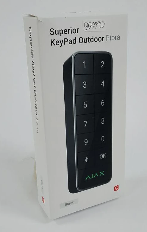 (Уцінка) Дротова клавіатура Ajax Superior KeyPad Outdoor Fibra Black (117760.285.BL)
