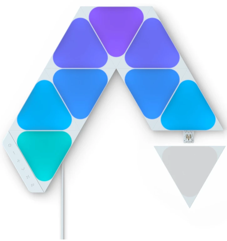 Розумна система освітлення Nanoleaf Shapes Mini Triangles Starter Kit Apple Homekit 9 шт (NL48-0002TW-9PK) фото 2
