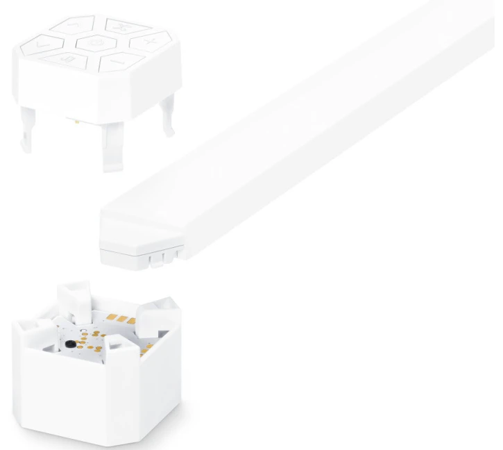 Розумна система освітлення Nanoleaf Lines 90 Degrees Starter Kit Apple HomeKit 4 шт (NL59K02-4SN00) фото 2