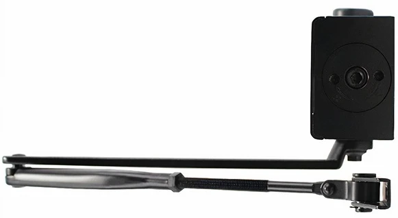 Доводчик дверний Cisa C1610.03.0.90 Professional Plus2 BC STD до 80 кг FIRE чорний (37912) фото 3