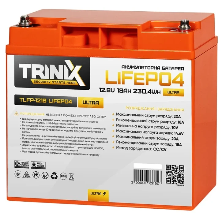 Акумулятор TriniX TLFP-1218 (44-00092)