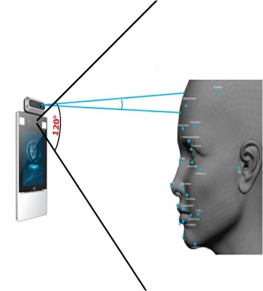 Биометрический терминал Uniview OET-213H Silver фото 3