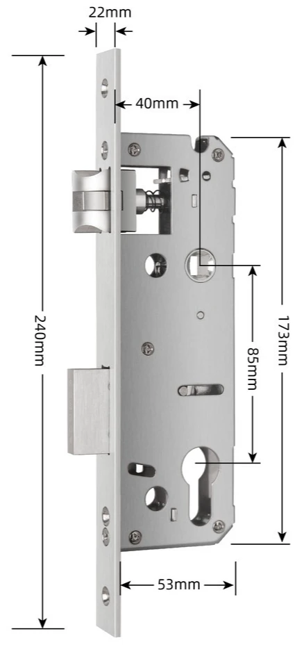 Врезная часть SEVEN 4085