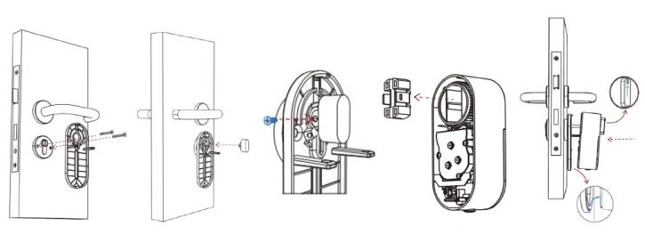 Умный электромоторный замок SEVEN LOCK SL-7772BM Black (SL7772BM) фото 5