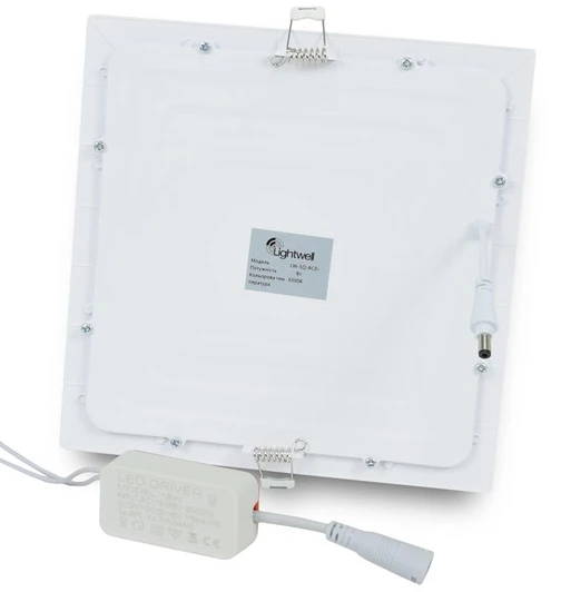Светильник точечный врезной Lightwell LW-SQ-RCD-12 (12 Вт, 6500 К) фото 2