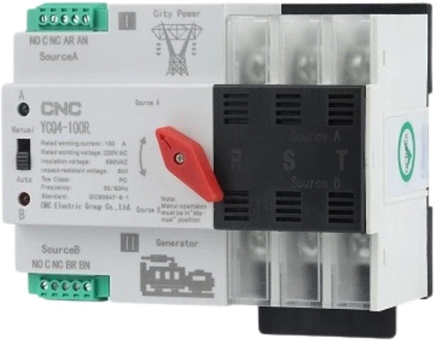 Автоматичний ввід резерву CNC YCQ4-100R/3P (NV822461)