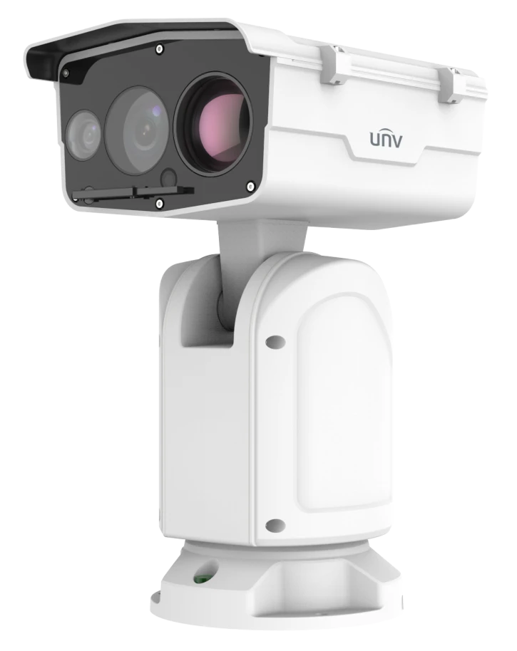 ІР-відеокамера вулична поворотна Uniview TIC7626EL-GAF75-4X56-VH1 White
