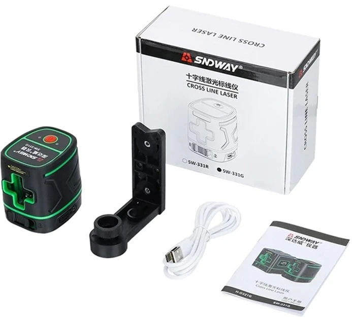 Лазерный уровень Sndway SW-331G 15 м фото 6