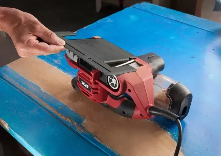 Стрічкова шліфувальна машина Skil SR1E7615AB Red фото 7