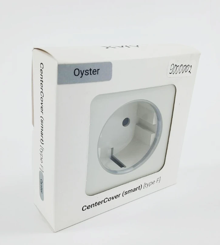 (Уцінка) Центральна панель для вбудованої розетки Ajax СenterCover (smart) Oyster