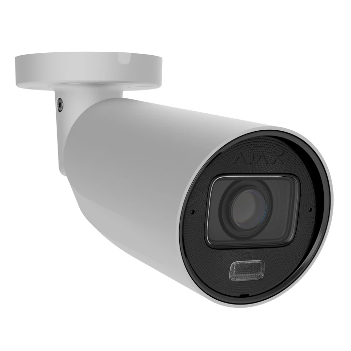 Дротова IP-камера відеоспостереження Ajax BulletCam HLVF (5 Mp) White (126277.217.WH1)