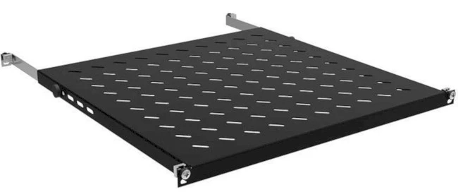 Полиця стаціонарна ZPAS 19", 0.5U глибина 450мм, кріплення 450-550 мм (W-8264-450-161)