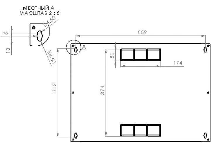 Шафа настінна CMS 9U, 600x600x507 мм L-type (UA-MGSW1L96B) фото 8