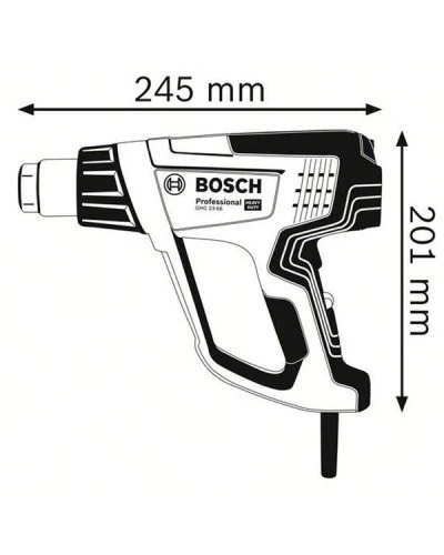 Фен будівельний Bosch Professional GHG 3-66 Blue (0.601.2A6.300) фото 3