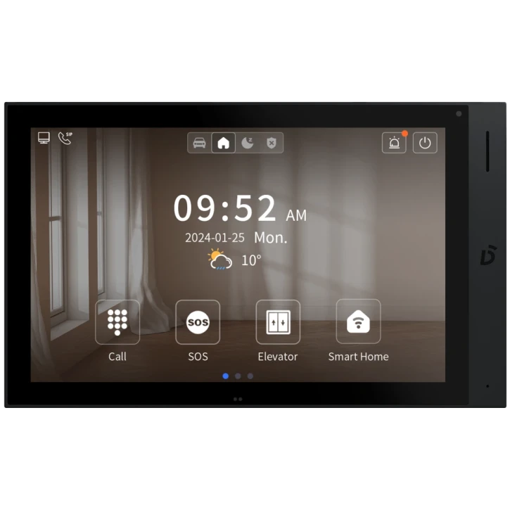 IP відеодомофон Dnake H618A з Wi-fi Black (00-00009447) фото 2