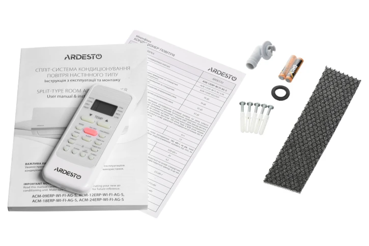 Кондиціонер спліт-система Ardesto ACM-07INV-R32-WF-AG-S фото 5