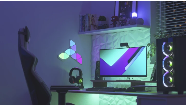 Розумна система освітлення Nanoleaf Shapes Mini Triangles Starter Kit Apple Homekit 9 шт (NL48-0002TW-9PK) фото 9