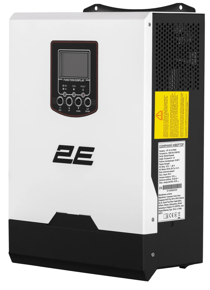 Гібридний інвертор 2E VP-1K12 1000VA/1000W, 12V, PWM (2E-VP-1K12) фото 3