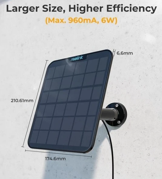 Сонячна панель Reolink Solar Panel 2 Black фото 2