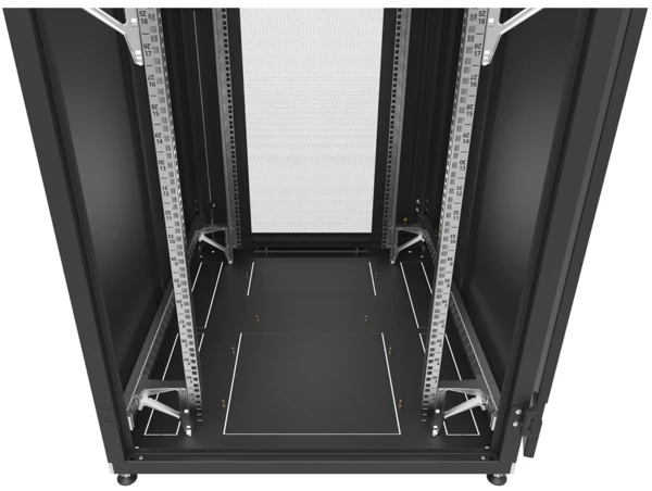 Шафа підлогова ZPAS 19", 18U, IT 600x800 мм (W-IT-186080-69AA-2-161FB) фото 3