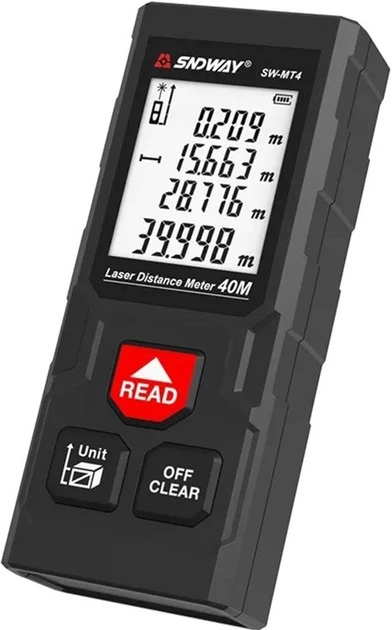 Лазерный дальномер Sndway SW-MT4 40 м фото 2