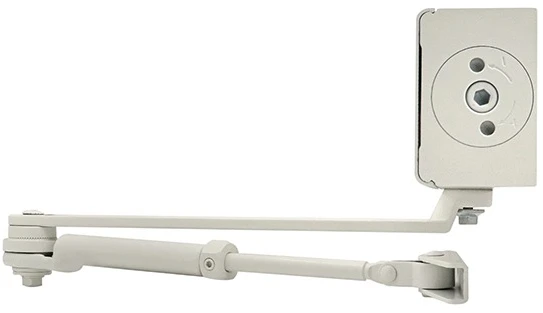 Доводчик дверний Cisa C1611.03.0.45 Professional Plus2 BC STD HO з фіксацією до 80 кг білий (37914) фото 3