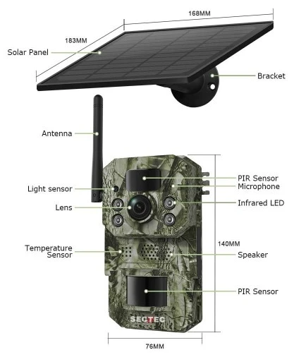 Фотопастка Sectec ST-HC809 GPS (7800mAh) фото 2