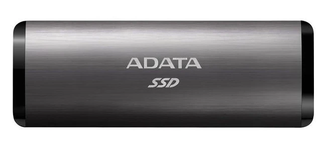 Накопитель SSD A-Data SE760 USB 3.2 256GB Titanium (ASE760-256GU32G2-CTI)