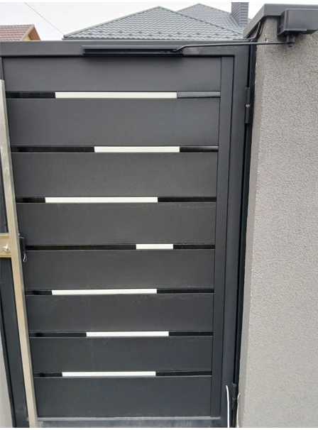 Доводчик для калитки Cisa C1310.11.2.97 пружинный до 55 кг правый серый (41370) фото 10