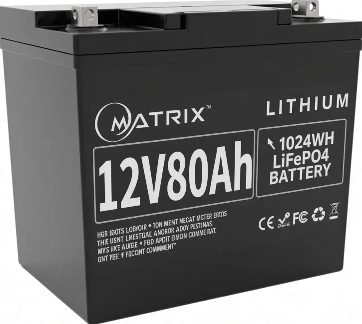 Акумулятор MATRIX MLR 1280 (12.8В, 80Аг)