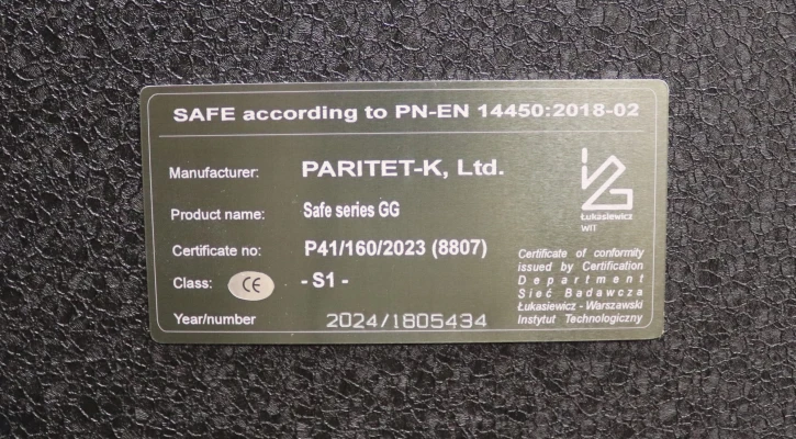 Сейф для оружия Griffon GG.640.E BLACK.CR фото 9