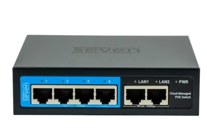 PoE комутатор SEVEN PS204D