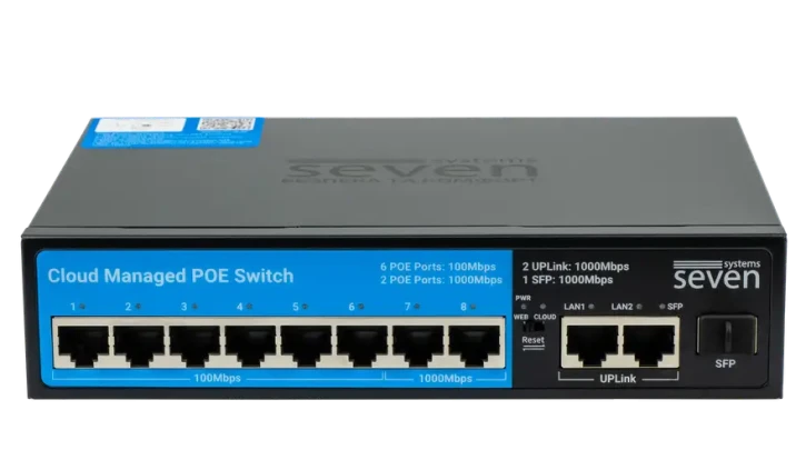 PoE комутатор SEVEN PS308G