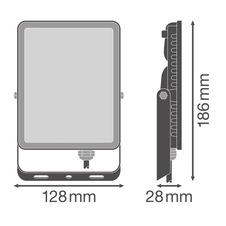 Прожектор LED Ledvance FL ESSENTIAL 30Вт, 4000K Black (4058075768079) фото 4