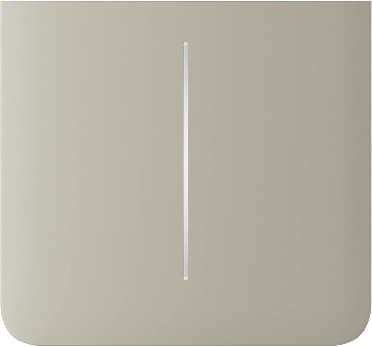 Бічна кнопка для двоклавішного вимикача Ajax SideButton (2-gang) vertical Ivory (83439.143.IV) фото 2