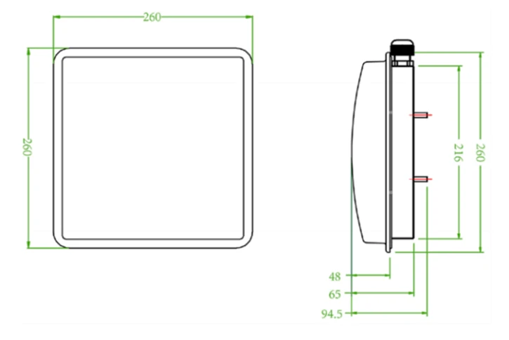 Считыватель бесконтактных карт ZKTeco UHF 2-5E фото 2