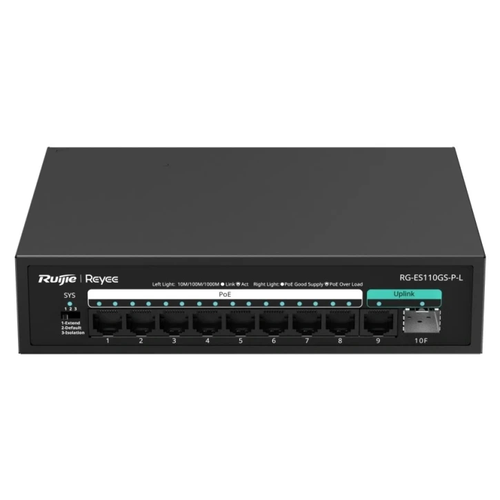Комутатор Ruijie Reyee RG-ES110GS-P-L PoE