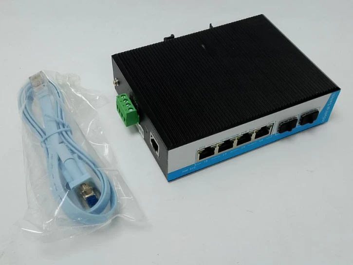 POE коммутатор Copy HongRui HRM400-42GBTS 6-ти портовый фото 3