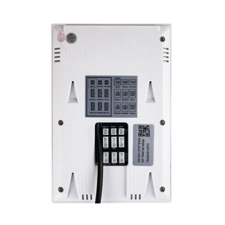 Комплект видеодомофона SEVEN DP-7542 White фото 4