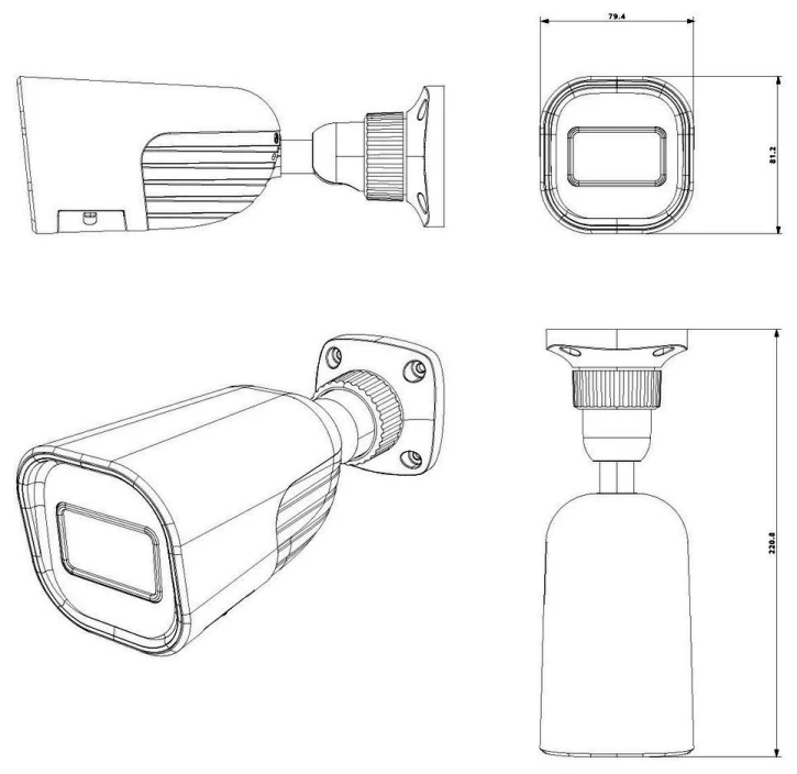 IP-видеокамера Provision-ISR BMH-380IPSN-MVF (2.8-12 мм) фото 4