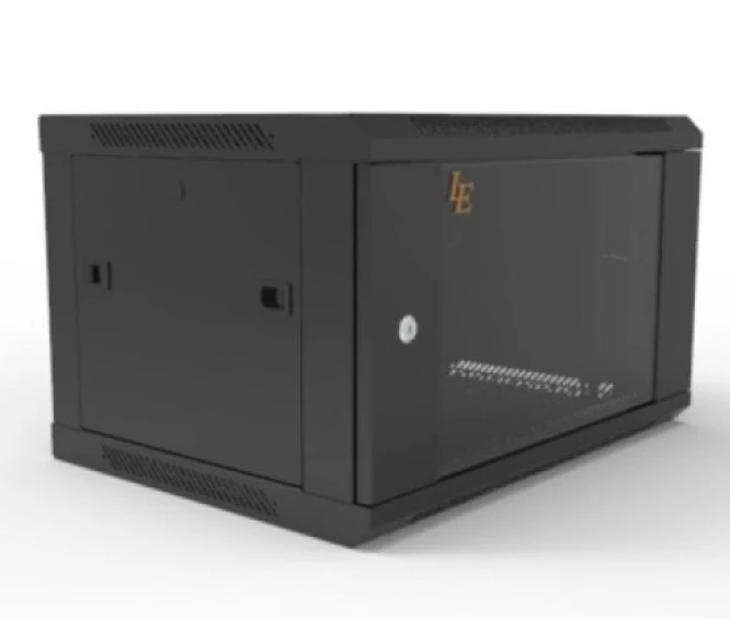 Шафа настінна Adtek DE-19" 18U-600-600 чорна (DE-18U-600-600-B) фото 4