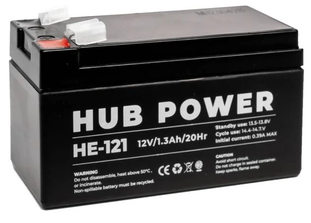 Акумулятор Hub Power HE-121 12В 1.3 Аг