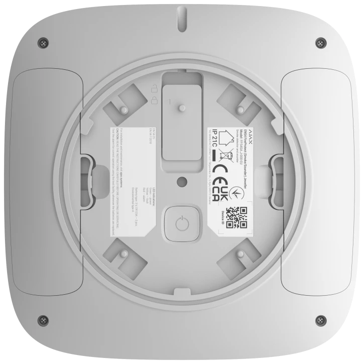 (Уценка) Беспроводной адресный пожарный извещатель точечный дымовой. Комбинированный с извещателем звуковым Ajax EN54 FireProtect (Smoke/Sounder) Jeweller White (119919.276.WH1) фото 8